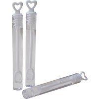 Ginger Ray Vintage Affair Heart Tube Bubbles, Pack Of 24