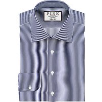 Thomas Pink Grant Slim Fit XL Sleeve Stripe Shirt