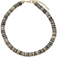 John Lewis Multi Rings Necklace, Gold/Multi