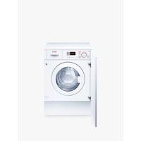Bosch WKD28351GB Integrated Washer Dryer, 7kg Wash/4kg Dry Load, B Energy Rating, 1400rpm Spin, White