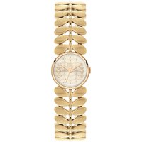 Orla Kiely OK4022 Women's Laurel Bracelet Strap Watch, Gold
