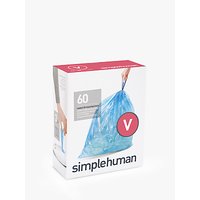 Simplehuman Size V Bin Liners, 3 Packs Of 20