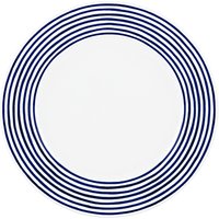 Kate Spade New York Charlotte Street East Dinner Plate, White/Blue, Dia.29cm