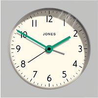 Jones Zeus Alarm Clock, Grey