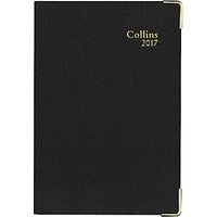 Collins Business Pockets Regal 2017 Week To View Diary, Black