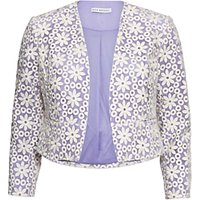 Gina Bacconi Daisy Embroidered Jacket, Spring Lavender