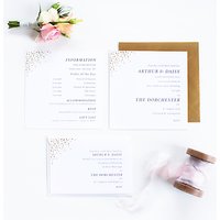 Abigail Warner Champagne Bubbles Personalised Day Invitations