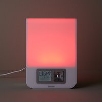 Beurer SAD Wake Up To Dawn Simulator Light With Alarm Clock, White