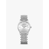 Maurice Lacroix EL1094-SD502-110-1 Women's Eliros Diamond Date Bracelet Strap Watch, Silver