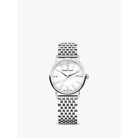Maurice Lacroix EL1094-SS002-110-1 Women's Eliros Date Bracelet Strap Watch, Silver/White
