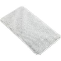 B&Q Coral White Soft Textured Coral Effect PVC Anti-Slip Bath Mat (L)650mm (W)350mm