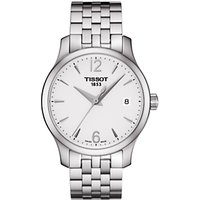 Tissot T0632101103700 Women's Tradition Date Bracelet Strap Watch, Silver