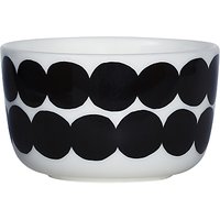 Marimekko Siirtolapuutarha Bowl, White / Black