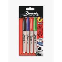 Sharpie Fine Markers, Pack Of 4