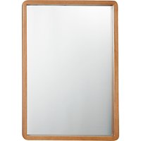 House By John Lewis Rounded Mirror, 50 X 75cm, Oak