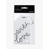 John Lewis With Love Gift Tag