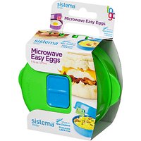 Sistema Easy Eggs To Go Microwave Container, Assorted Colours