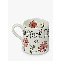 Gallery Thea Personalised Heart And Pansy Mug, Large