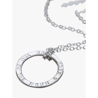 Chambers & Beau Personalised Halo Knotted Necklace