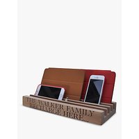 The Oak And Rope Company Personalised Family Charging Station