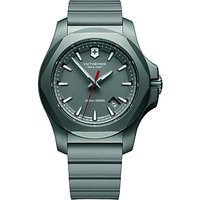 Victorinox 241757 Men's I.N.O.X Titanium Date Rubber Strap Watch, Grey