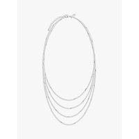 Joma Layered Chain Necklace, Silver