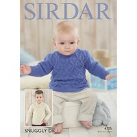 Sirdar Snuggly DK Baby And Child Jumper Knitting Pattern, 4705