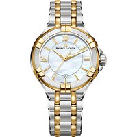 Maurice Lacroix AI1006-PVY13-160-1 Women's Aikon Date Two Tone Bracelet Strap Watch, Silver/Gold