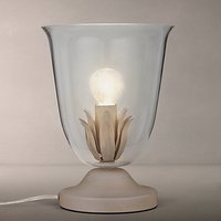 John Lewis Clovelly Glass Vessel Table Lamp, Grey
