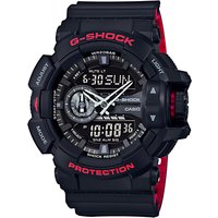 Casio GA-400HR-1AER Men's G-Shock Day Date Resin Strap Watch, Black