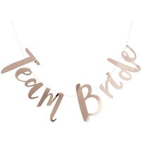 Ginger Ray Hen Party Team Bride Gold Banner