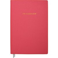 Katie Loxton Live Laugh Love Notebook, Pink