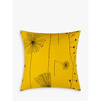 Lucienne Day Dandelion Clocks Cushion, Mustard