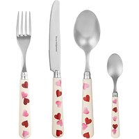 Emma Bridgewater Pink Hearts Cutlery Set, 16 Piece