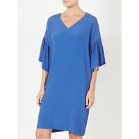 Kin By John Lewis Frill Sleeve Dress, Blue