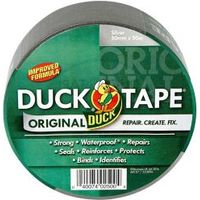 Duck Silver Cloth Tape (L)50M (W)50mm Pack Of 6