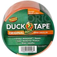 Duck Orange Cloth Tape (L)25M (W)50mm Pack Of 6