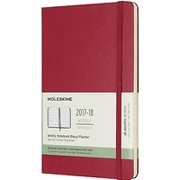 Moleskine 18-Month Large Weekly Academic Diary/Notebook 2017/2018 Planner