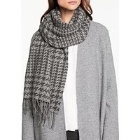 Barbour Thirkleby Lambswool Scarf, Charcoal/Grey