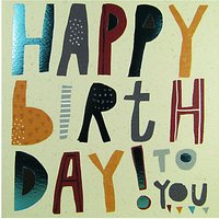 Rachel Ellen Happy Birthday To You Card