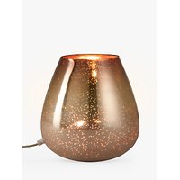 John Lewis Nayna Colour Vessel Table Lamp, Metallic Bronze / Rose