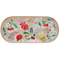 PiP Studio Floral 2.0 Hummingbird Cake Tray, Khaki/Multi, 33.5 Cm