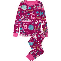 Hatley Children's Enchanted Animal Party Pyjamas, Pink