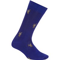 Paul Smith Monkey Socks, One Size, Blue