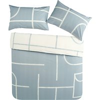 House By John Lewis Track Print Cotton Duvet Cover And Pillowcase Set