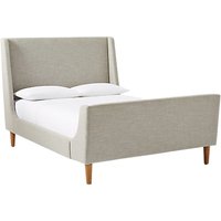 West Elm Upholstered Sleigh Bed, Double