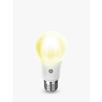 Hive Active Light Dimmable White Wireless Lighting LED Light Bulb, 9W A60 E27 Edison Screw Bulb, Single
