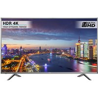Hisense H45N5750 LED HDR 4K Ultra HD Smart TV, 45 With Freeview Play, Silver
