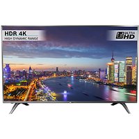 Hisense H55N5700 LED HDR 4K Ultra HD Smart TV, 55 With Freeview Play, Dark Grey