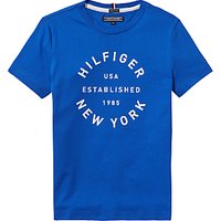 Tommy Hilfiger Boys' Logo T-Shirt, Blue